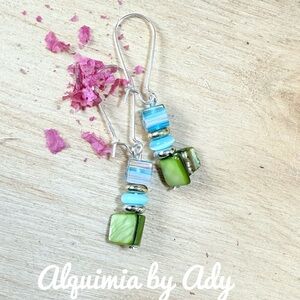 Alquimia Blue  Beaded Earrings